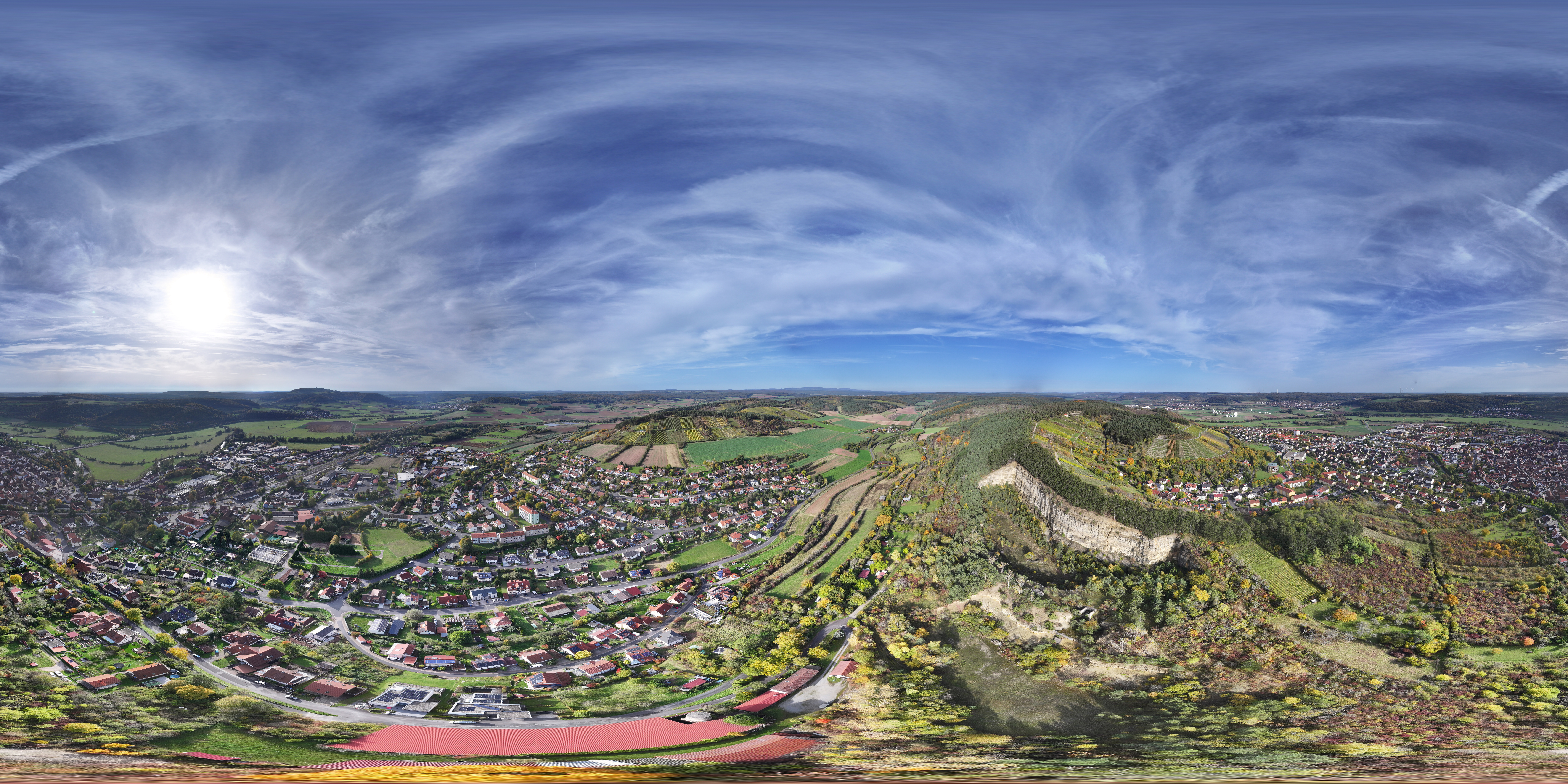 Hammelburg im Herbst