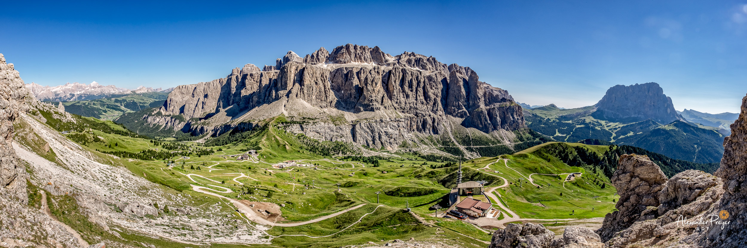 Grödner Joch Panorama