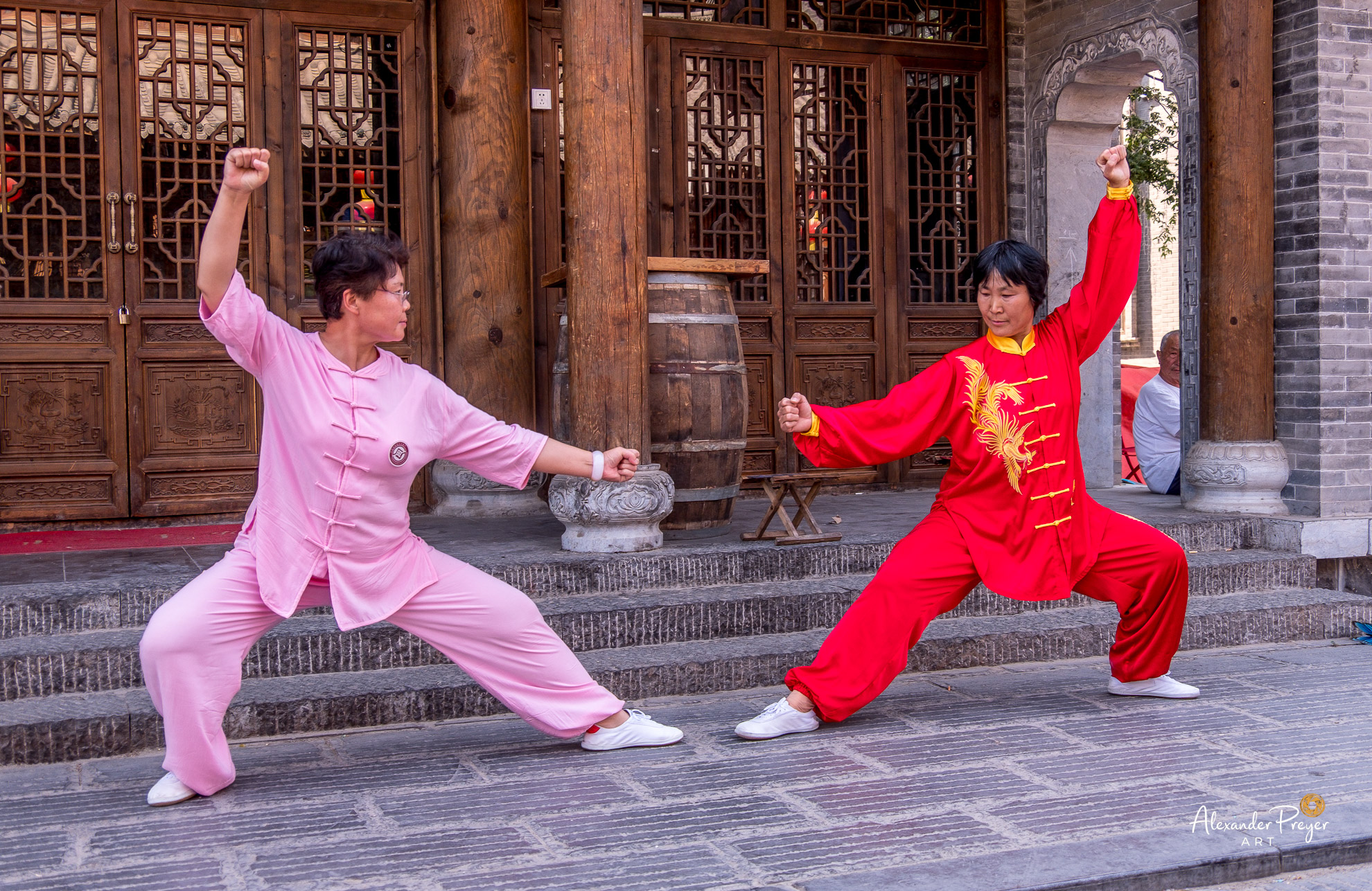 Weifang Straßenszene