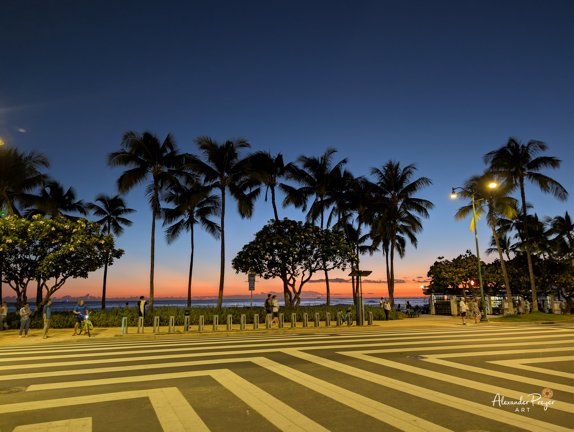 Waikiki Beach Strasse