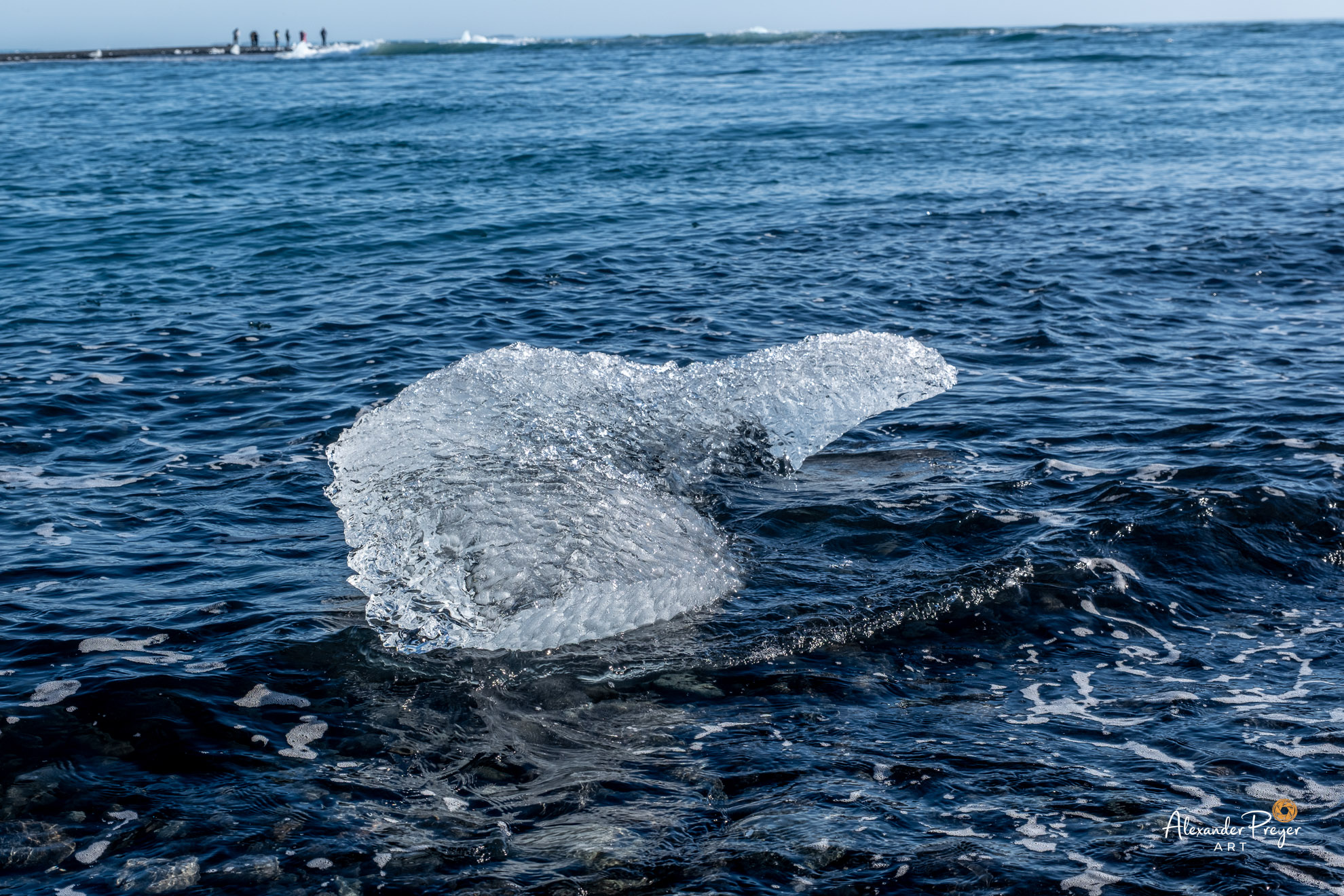 Gletschereis am Diamond Beach