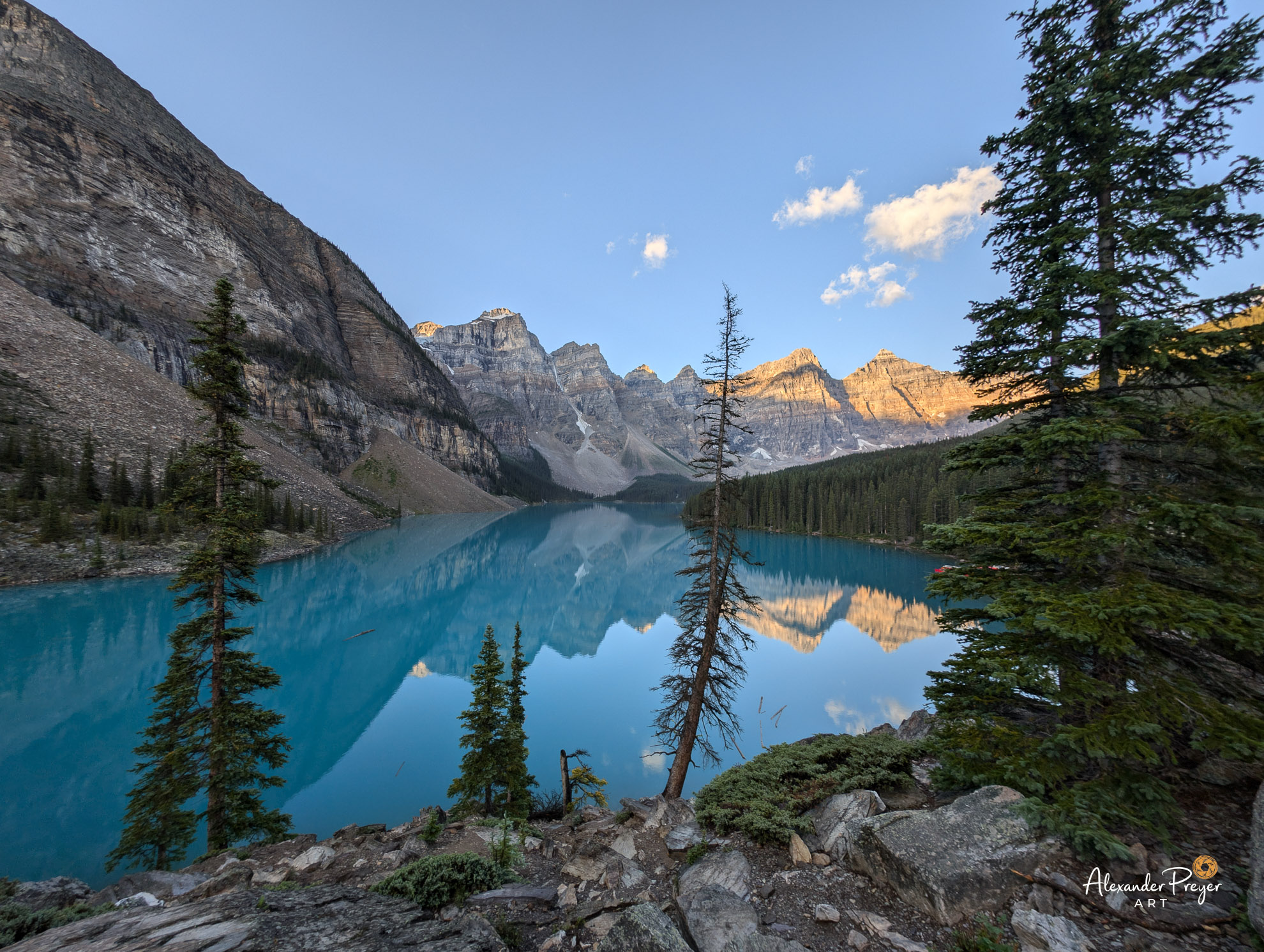 Lake Moraine vom Rockpile