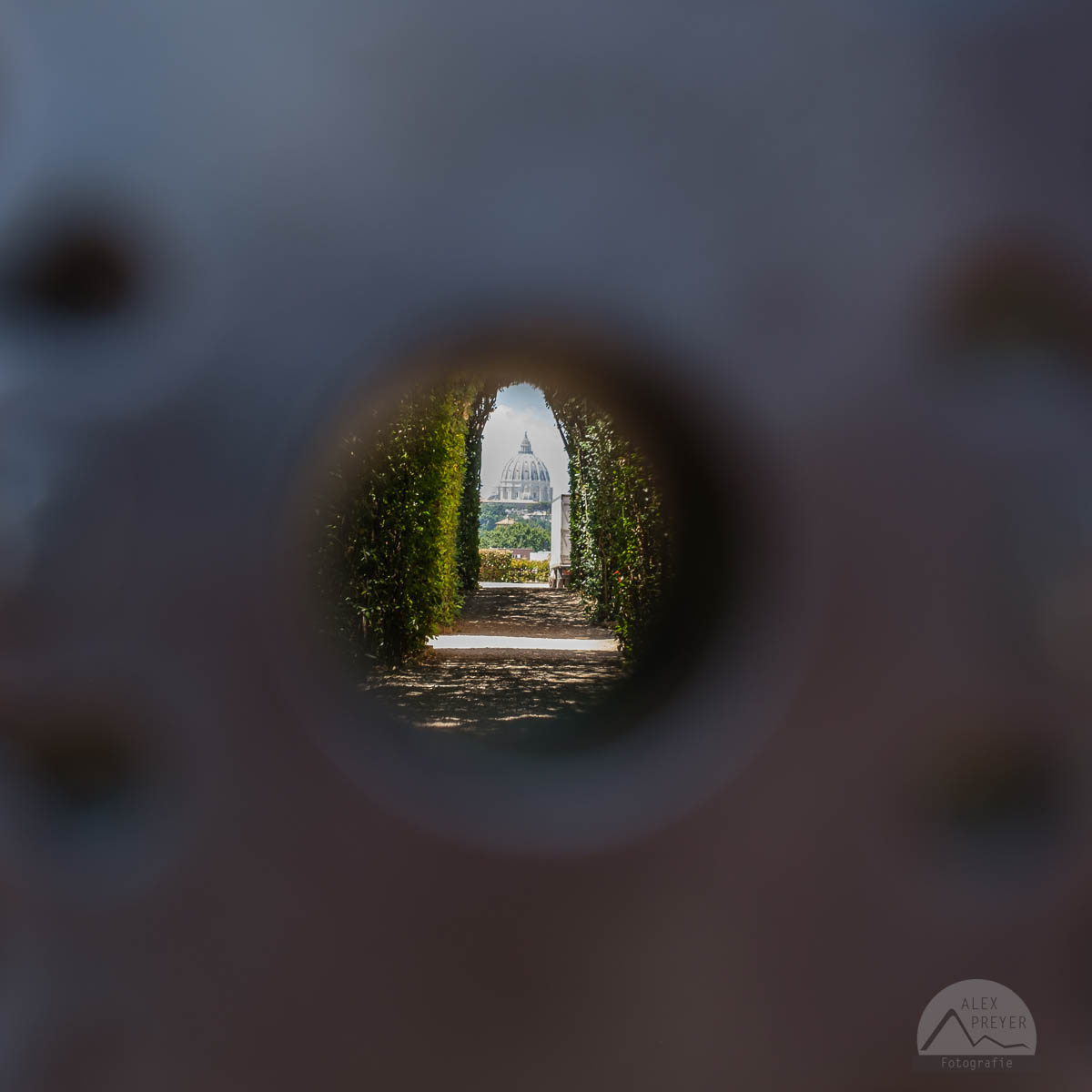 Vatican Keyhole view